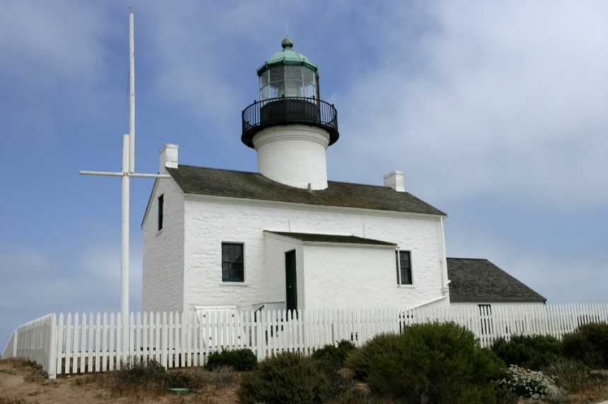 The iconic old Point Loma Lighthouse is just one of several sights to enjoy at Cabrillo National Monument